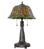 26"H Duffner & Kimberly Shell & Diamond Table Lamp