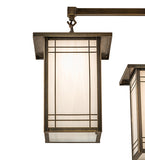 33"W Hyde Park Wright 4 Lt Chandelier