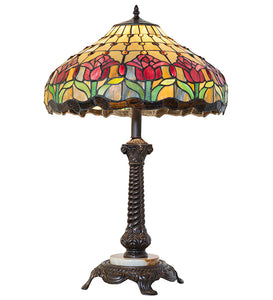 28"H Colonial Tulip Table Lamp