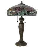 26"H Tiffany Peony Table Lamp