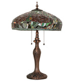 25"H Tiffany Peony Table Lamp