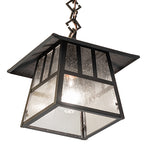 8"Sq Stillwater Double Bar Outdoor Pendant