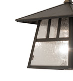 8"Sq Stillwater Double Bar Outdoor Pendant