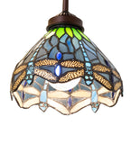 7"W Tiffany Hanginghead Dragonfly Mini Pendant