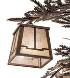 28"W Pine Branch Valley View 5 Lt Chandelier