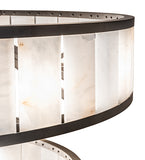 60"W Hokaiseki Two Tier Chandelier