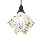 8"W Tossalad Handkerchief Mini Pendant