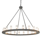 60"W Loxley 20 Lt Chandelier