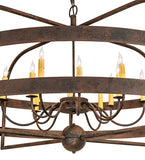 48"W Aldari 12 Lt Chandelier