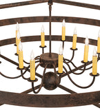 48"W Aldari 12 Lt Chandelier