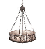 24"W Whispering Pines Inverted Pendant