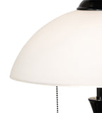 Metro Frosty Glass Modern Table Lamp