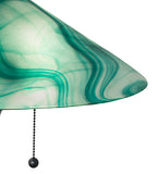 21"H Metro Mente Swirl Glass Table Lamp