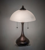 21"H Metro Frosty Glass Table Lamp