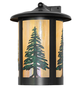 12"W Fulton Tall Pines Outdoor Wall Sconce