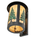 12"W Fulton Tall Pines Outdoor Wall Sconce