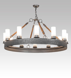 50"W Costello Ring 12 Lt Chandelier