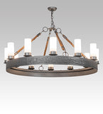 50"W Costello Ring 12 Lt Chandelier