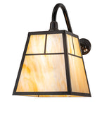 14"W Stillwater "T" Mission Wall Sconce
