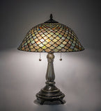 21"H Tiffany Fishscale Table Lamp