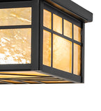 10"Sq Santa Fe Flush Mount