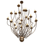 54"W Sycamore 22 Lt Chandelier