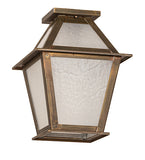 10"Sq Corrina Outdoor Flushmount