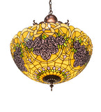 22"W Rose Bouquet Inverted Pendant