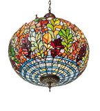 21"W Leaf Inverted Pendant