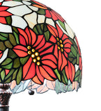 26"H Poinsettia Table Lamp