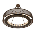 60"W Loxley Golpe 24 Lt Chandelier
