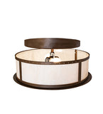 16"W Smythe Craftsman Flush Mount