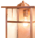 9"W Donnybrook T Mission Outdoor Wall Sconce