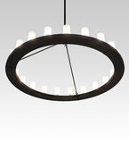 60"W Loxley 21 Lt Chandelier