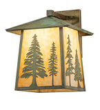 12"W Stillwater Tall Pines Outdoor Wall Sconce