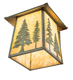 12"W Stillwater Tall Pines Outdoor Wall Sconce
