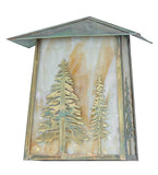 12"W Stillwater Tall Pines Outdoor Wall Sconce