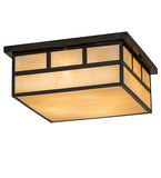 20"Sq Hyde Park Flush Mount