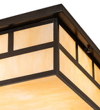 20"Sq Hyde Park Flush Mount