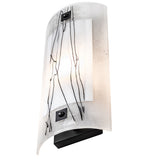 8"W Metro Fusion Twigs Contemporary Wall Sconce