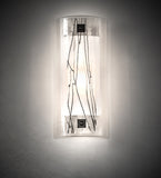 8"W Metro Fusion Twigs Contemporary Wall Sconce