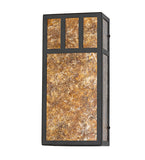 6.5"W Hyde Park Double Bar Mission Wall Sconce