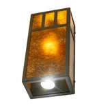 6.5"W Hyde Park Double Bar Mission Wall Sconce