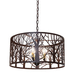 20"W Winter Maple Pendant