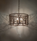 20"W Winter Maple Pendant