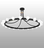 96"W Rory 20 Lt Chandelier