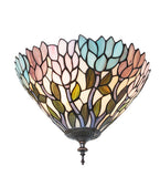 14"W Wisteria Flush Mount