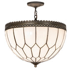 18"W Vincent Honeycomb Inverted Pendant