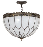 18"W Vincent Honeycomb Inverted Pendant