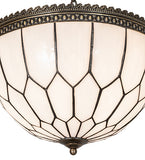 18"W Vincent Honeycomb Inverted Pendant